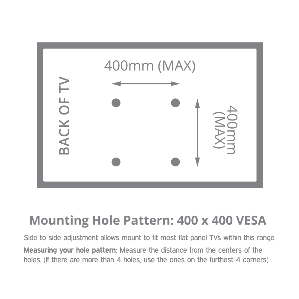 32-55" Plasma, LCD and LED TV Flat Wall Mount