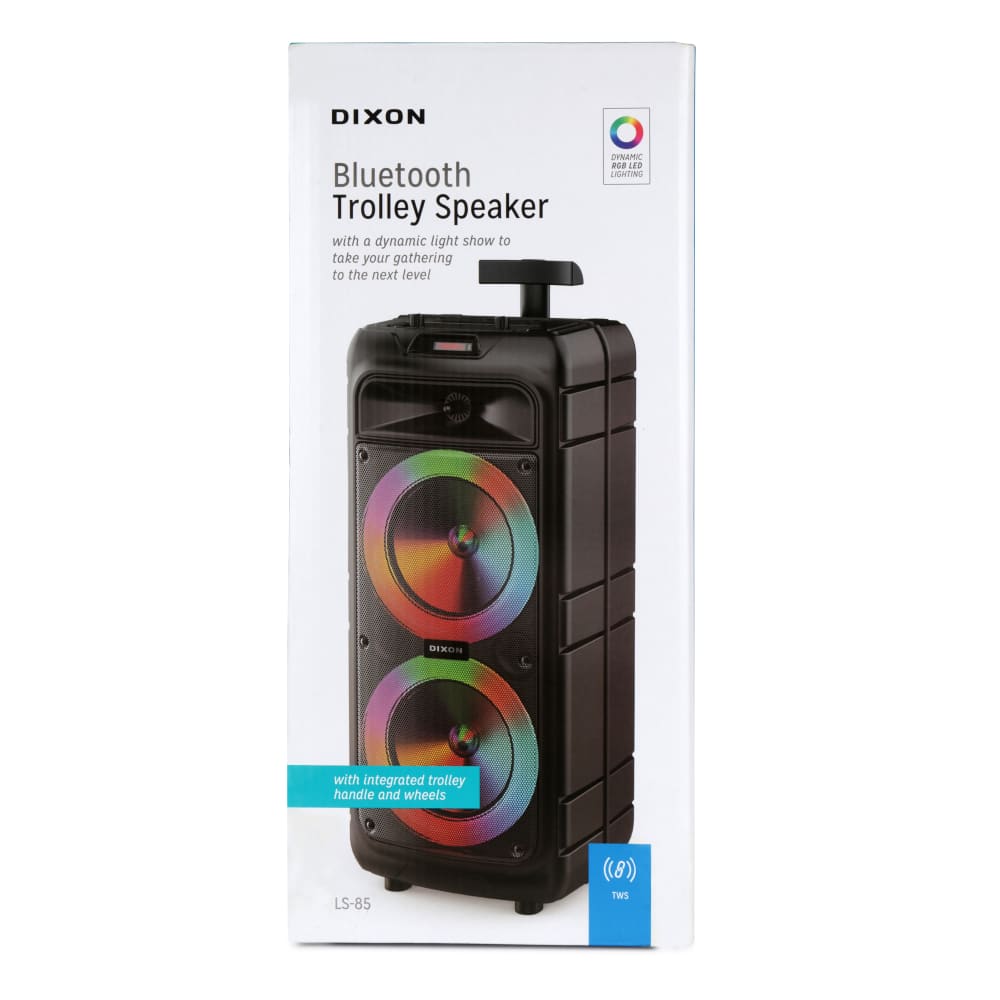 Dixon Bluetooth Trolley Speaker With Lightshow Shop Now