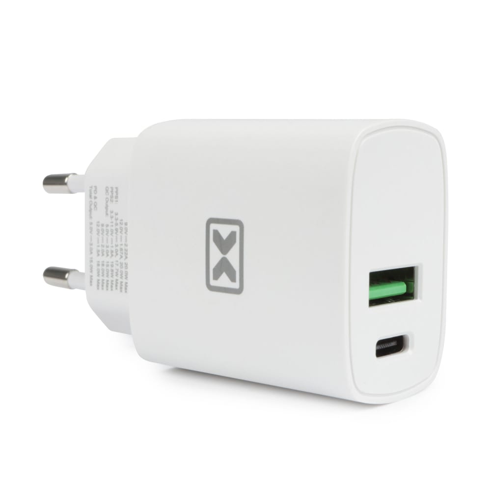 Dixon Dual Type-C & USB-A Wall Charger