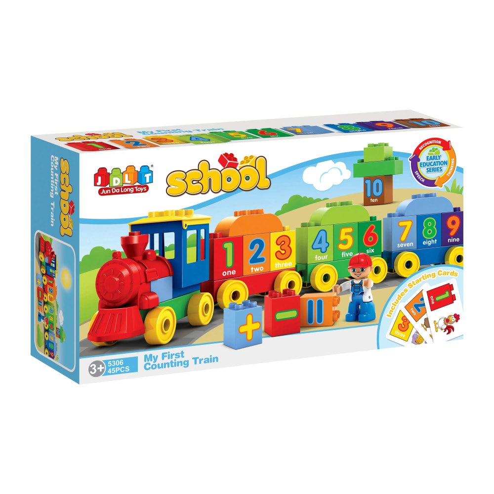 45-Piece Train Block Set