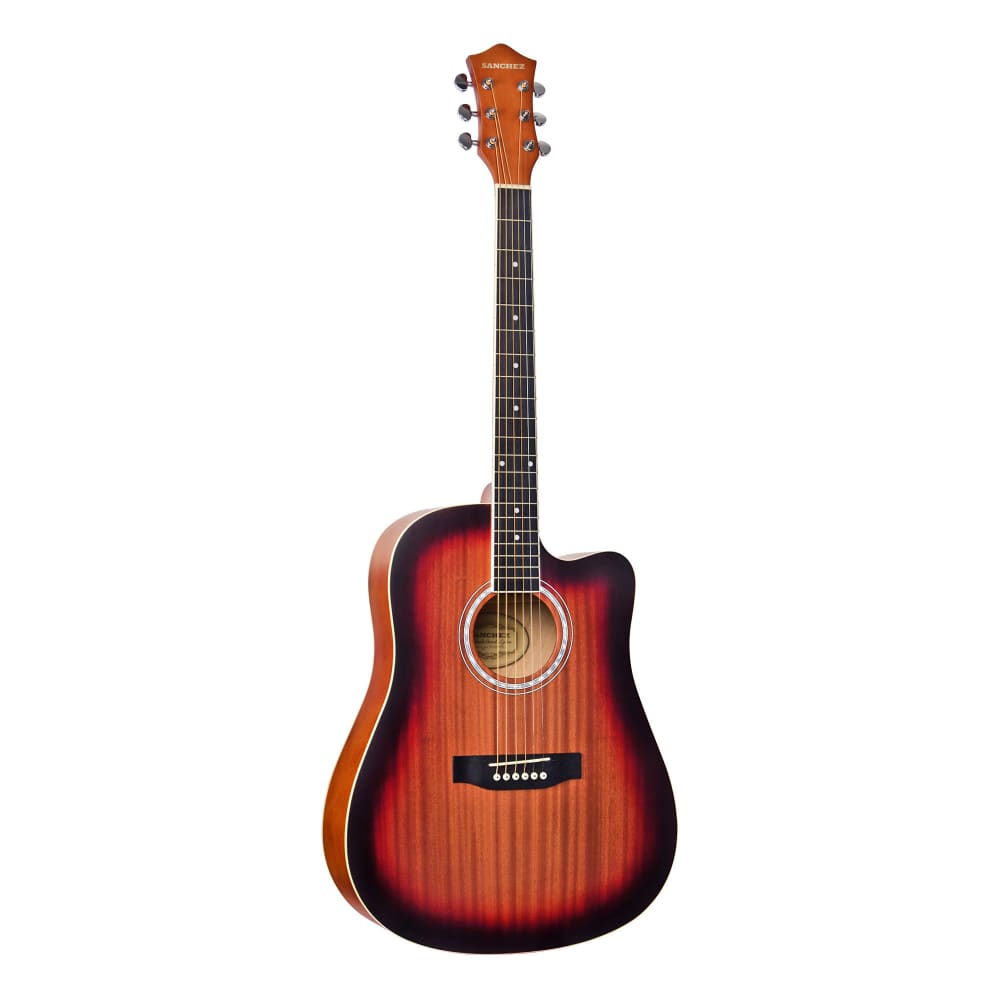 Sanchez 41-inch Acoustic Guitar with Built-in Pickup