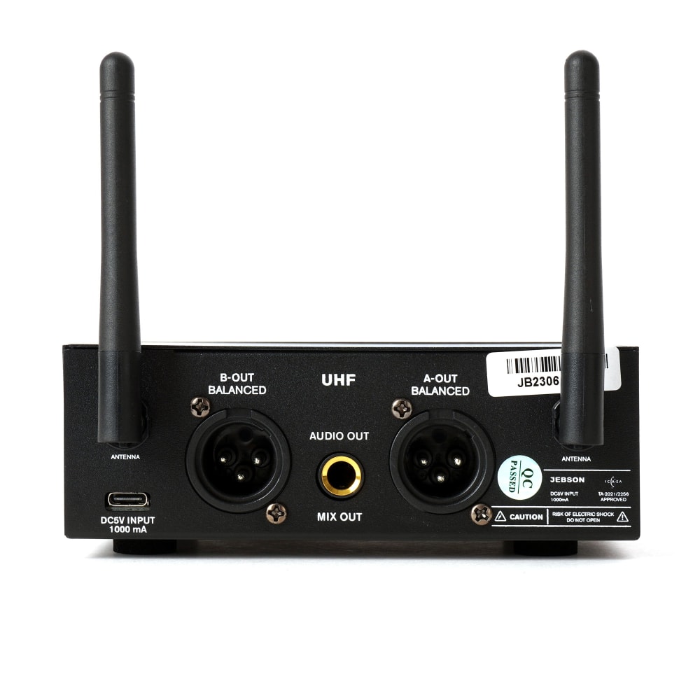 Jebson UHF Wireless Dual Microphone System