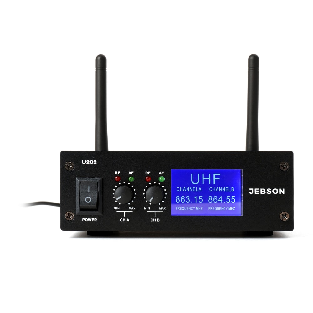 Jebson UHF Wireless Dual Microphone System