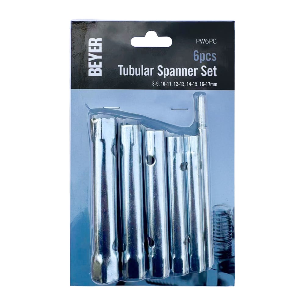 Beyer 6pc Tubular Spanner Set