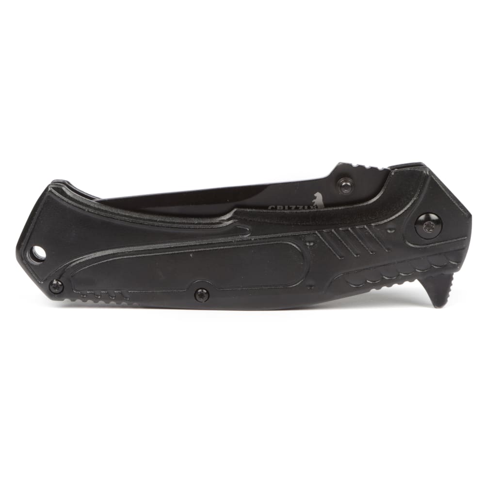 Grizzly Black Stainless Steel Folding Knife