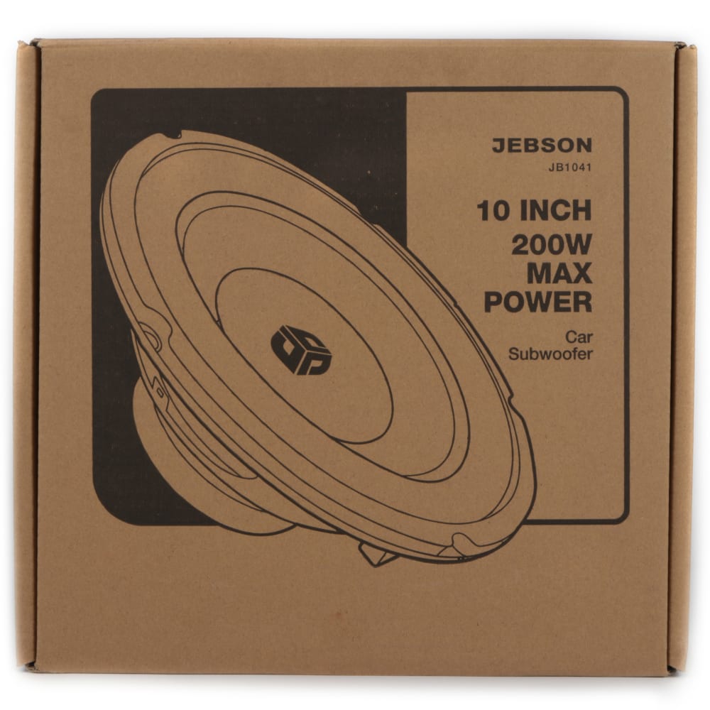 Jebson 200W 10” Car Subwoofer