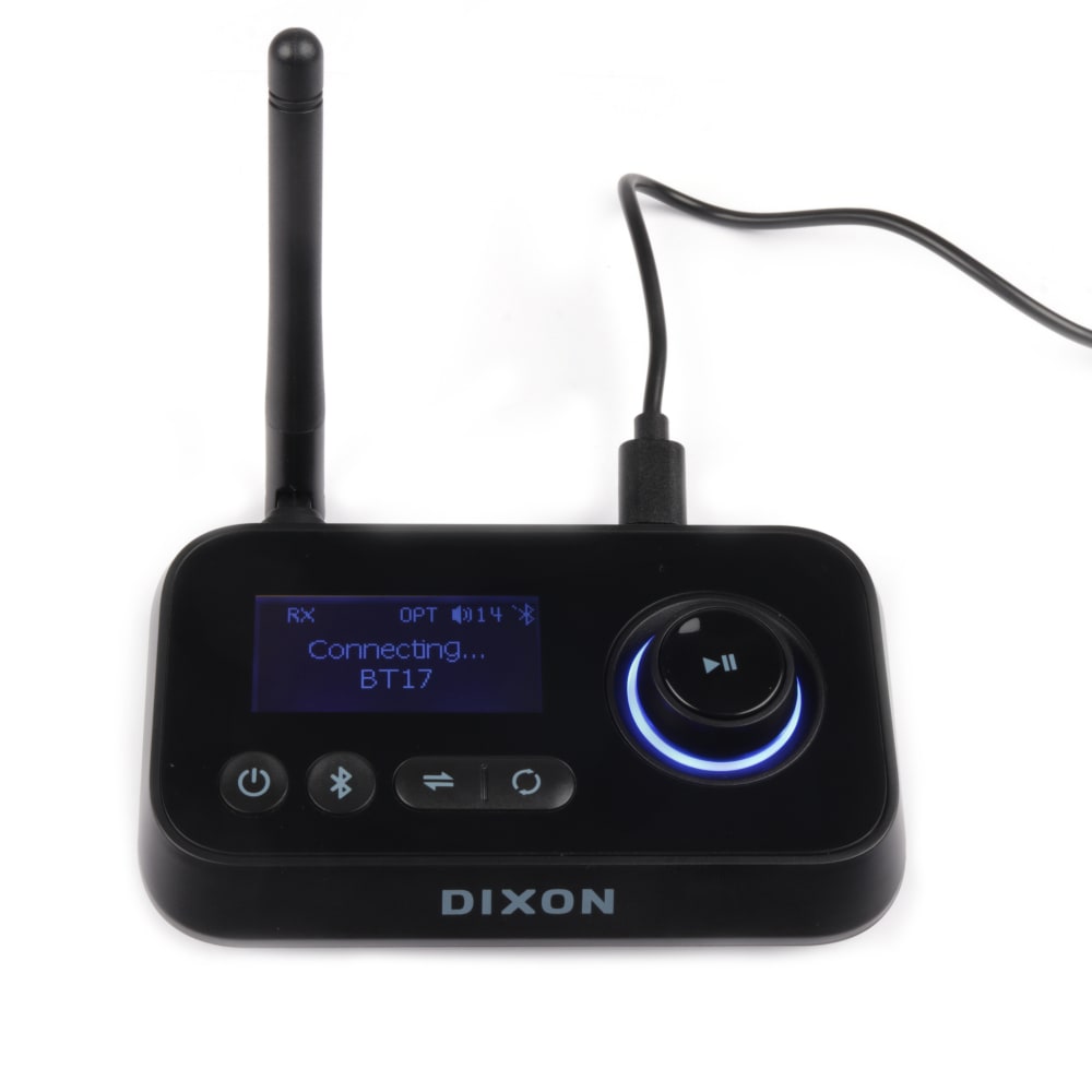 Dixon 2-in-1 Bluetooth Audio Transmitter & Receiver Description