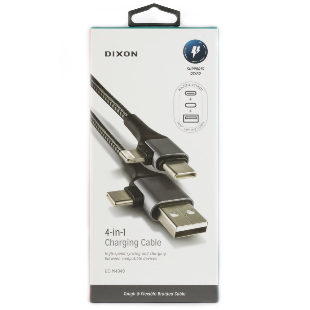 Dixon 4-in-1 Charging Cable