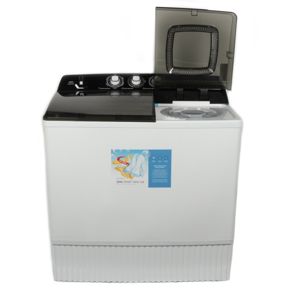 Dixon 20kg Twin Tub Capacity:20kg Wash/12kg Spin