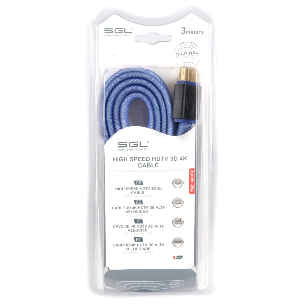 4K High-Speed Male-to-Male HDMI Cable