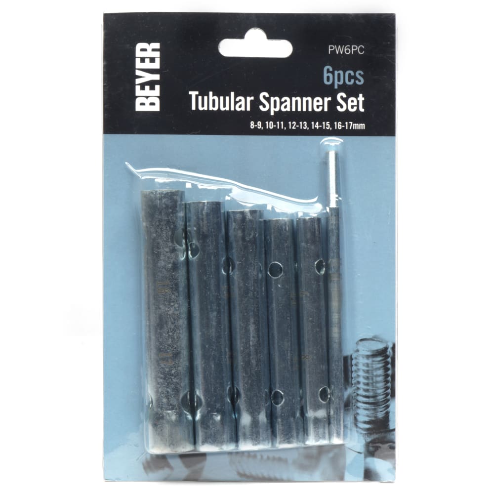 Beyer 6pc Tubular Spanner Set