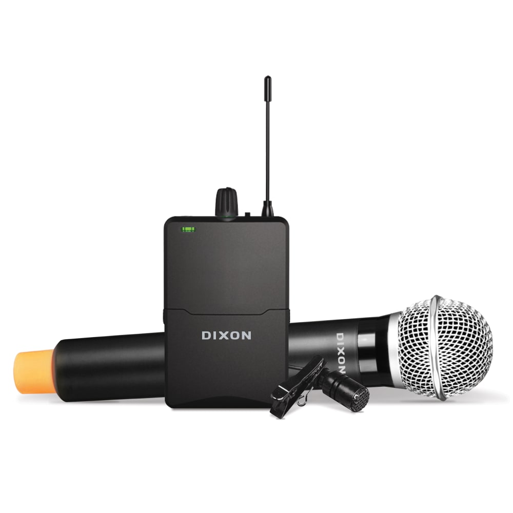 Dixon UHF Professional Wireless Handheld Microphone Set