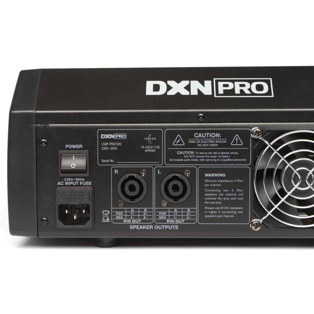 Dixon 8Channel Powered Mixer Shop Now