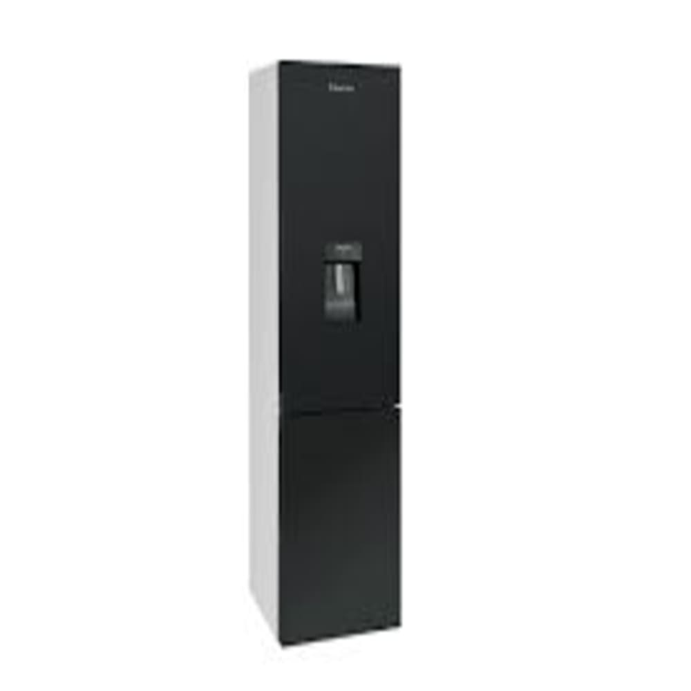 RusselHobbs 262L BLACK MIRROR FINISH DOUBLE DOOOR FRIDGE