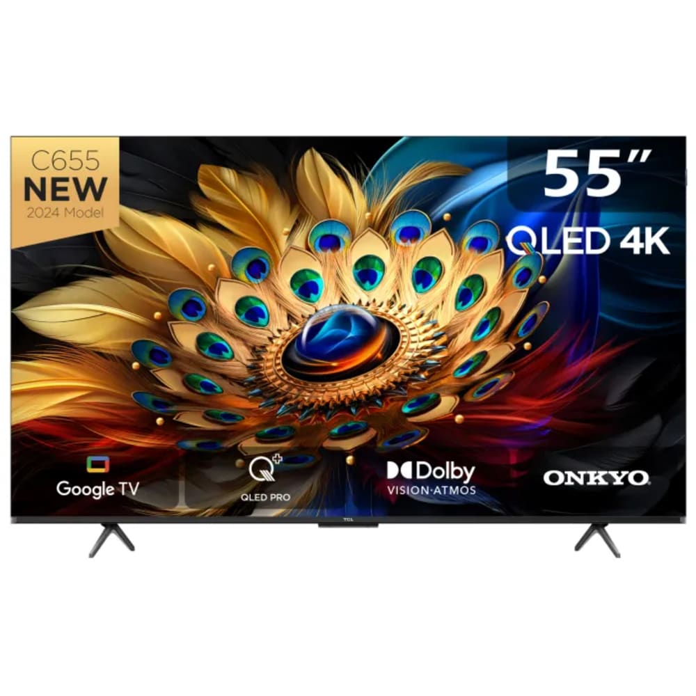 TCL_ 55" QLED GOOGLE TV (TV-55C655)