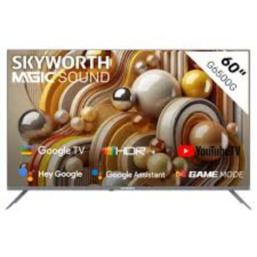SKYWORTH 60" 4K UHD GOOGLE SMART TV WITH GOOGLE ASSISTANT