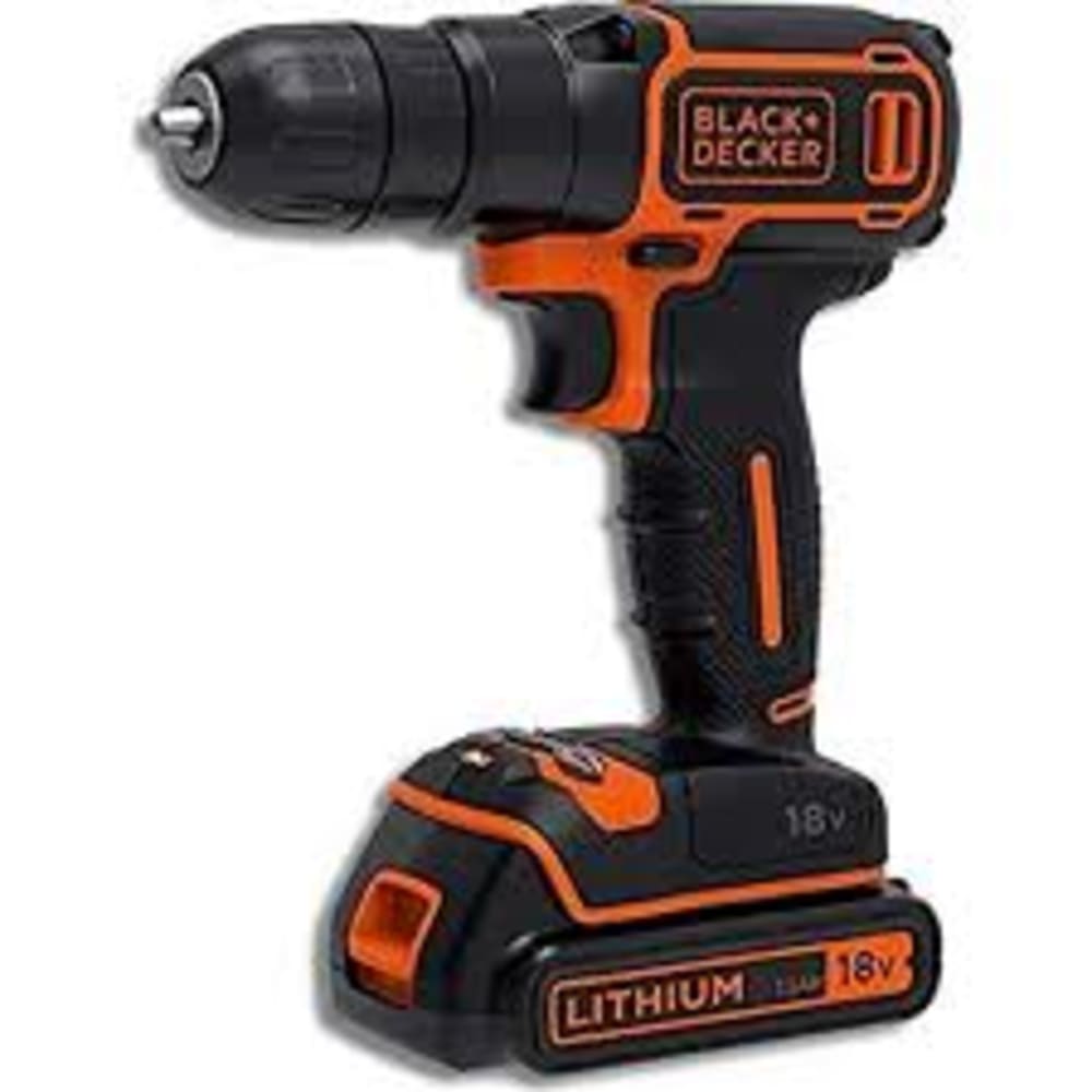 BLACK_&_DECKER 18V CORDLESS DRILL (BDCD18)
