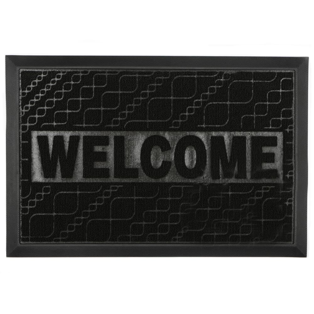 Door Mat with Welcome Message 