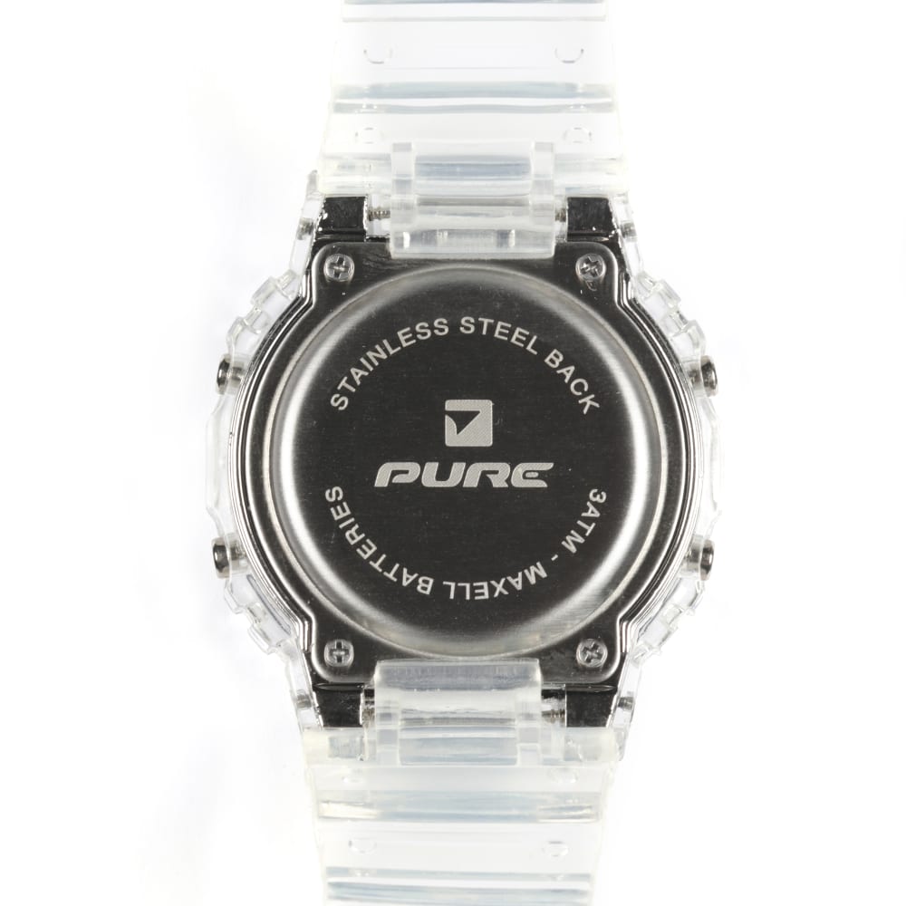 Pure Retro Clear Digital Watch