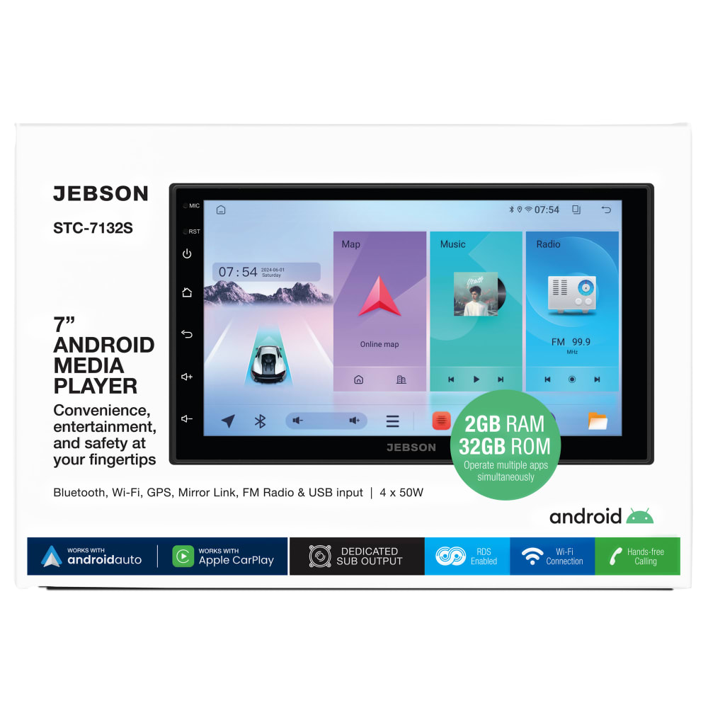 Jebson 7" Touch Screen Media Player with Android 