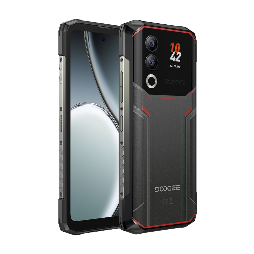 Coque TPU + 2 Verres Trempés Pour Doogee Blade 20 Ultra (6.6") - Protection Anti-chocs, Noir