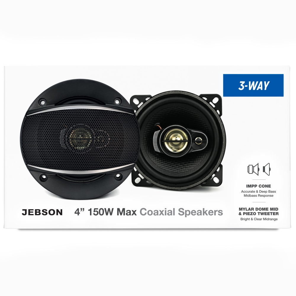 Jebson 4-inch 150W Max Coaxial Speakers