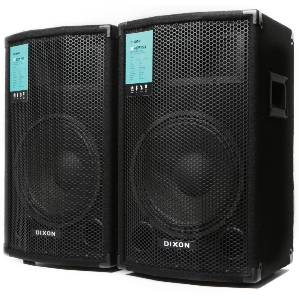 Dixon 10” 400W PA/DJ Speaker System