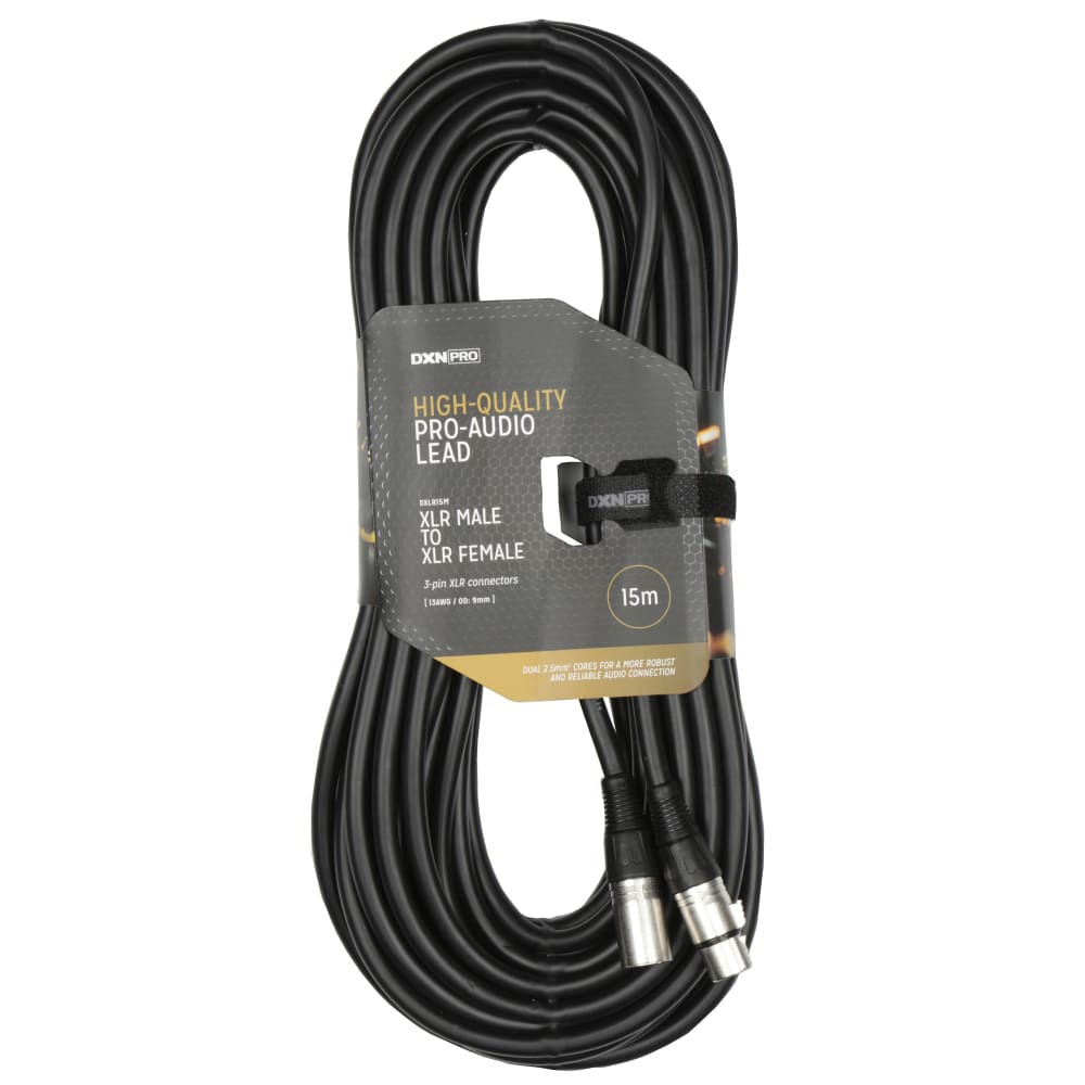 DXNPRO XLR Male to XLR Female High-quality Pro-Audio Lead
