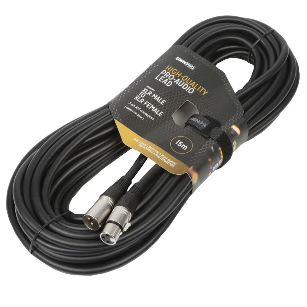 DXNPRO XLR Male to XLR Female High-quality Pro-Audio Lead