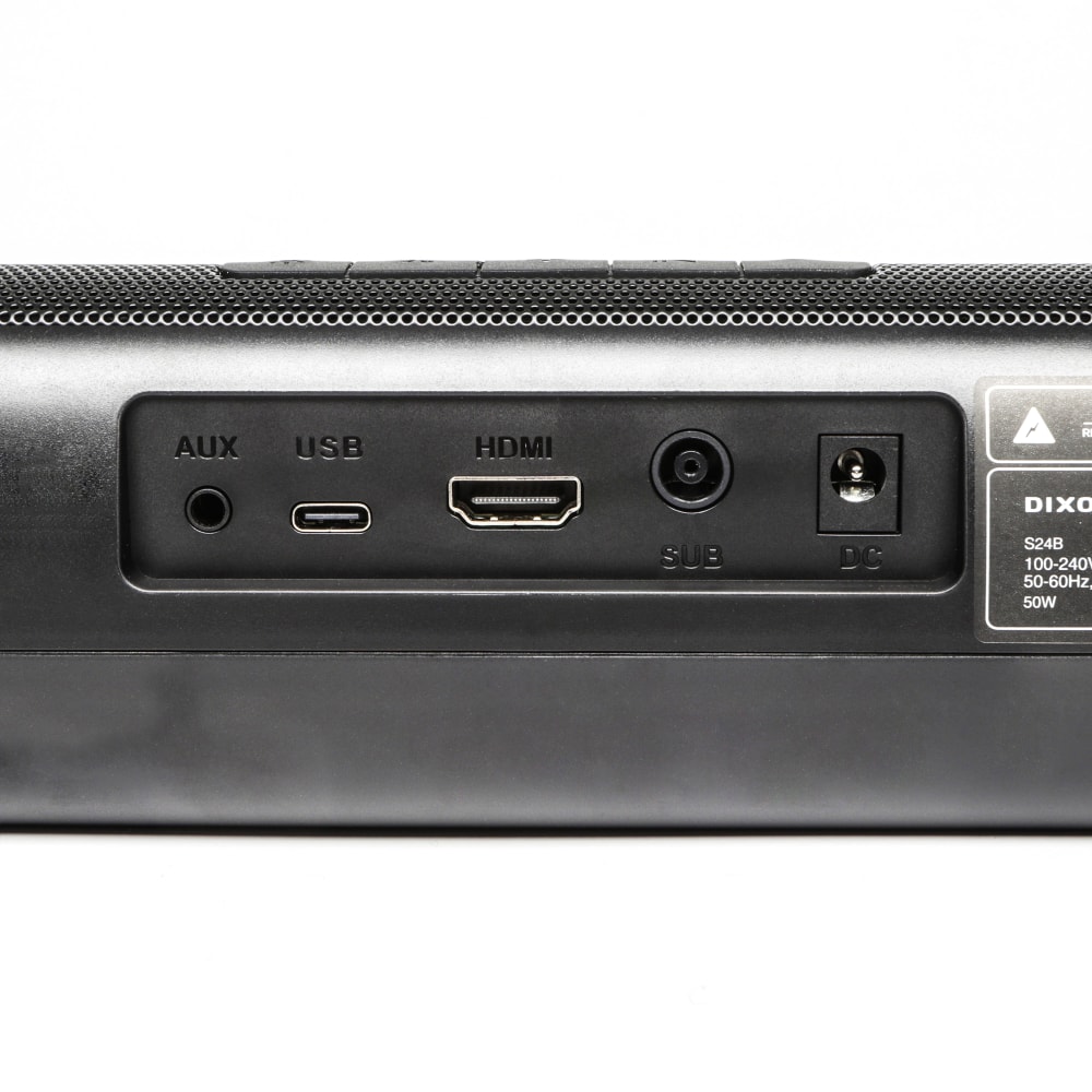 Dixon S24B 2.1-Channel Soundbar with Subwoofer