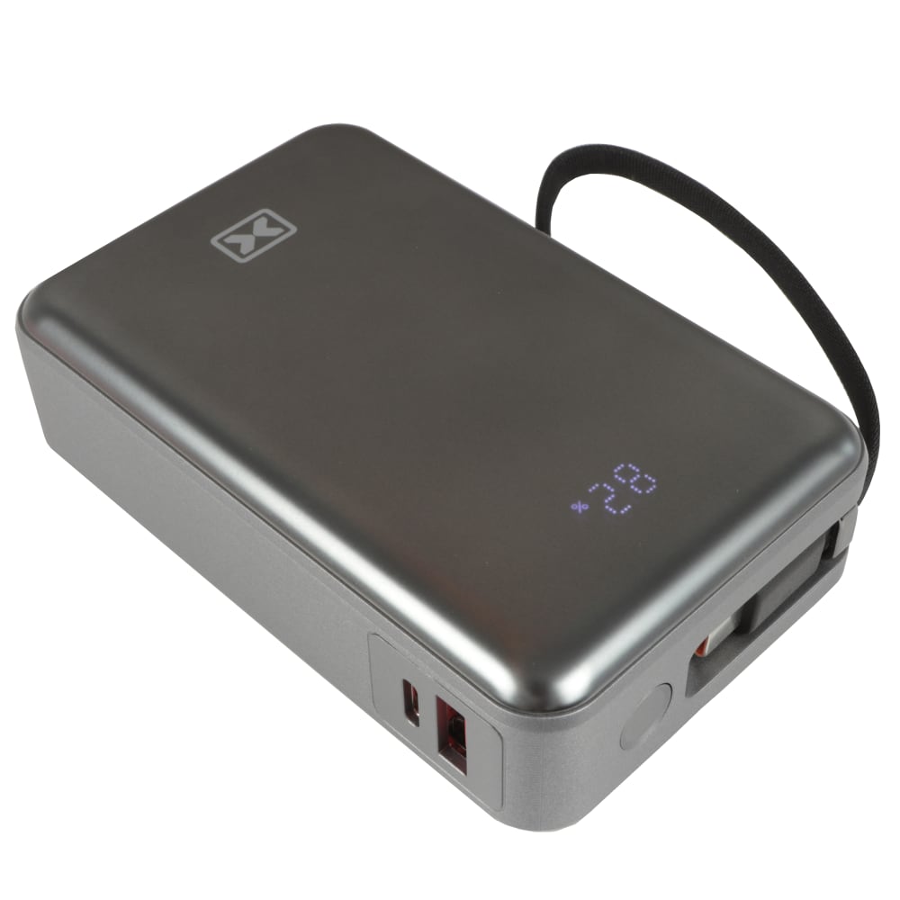 Dixon 20,000mAh High Power PD65W W/Built-in Type-C Cable Power Bank
