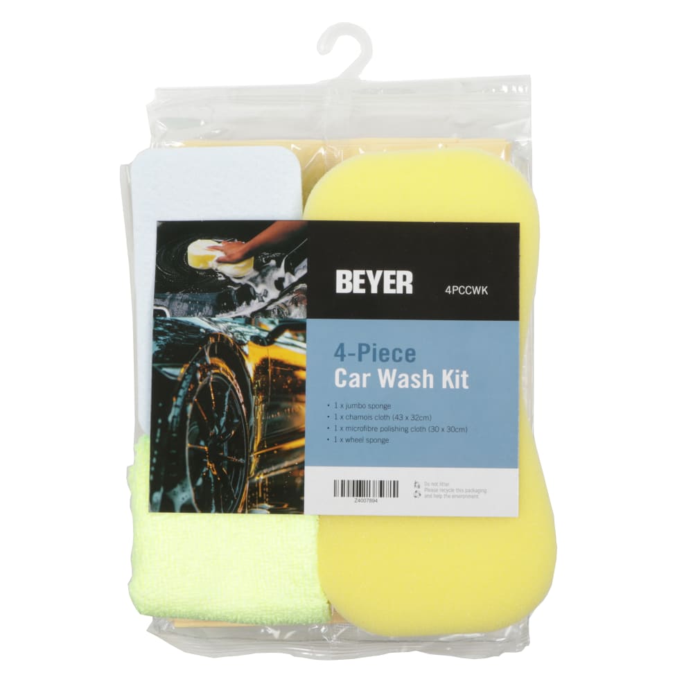 4-Piece Car Wash Kit