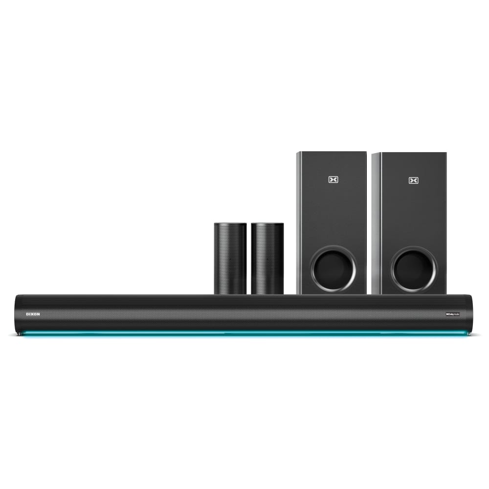 Dixon S541D 5.2-Channel Dual Subwoofer Home Theatre Soundbar System