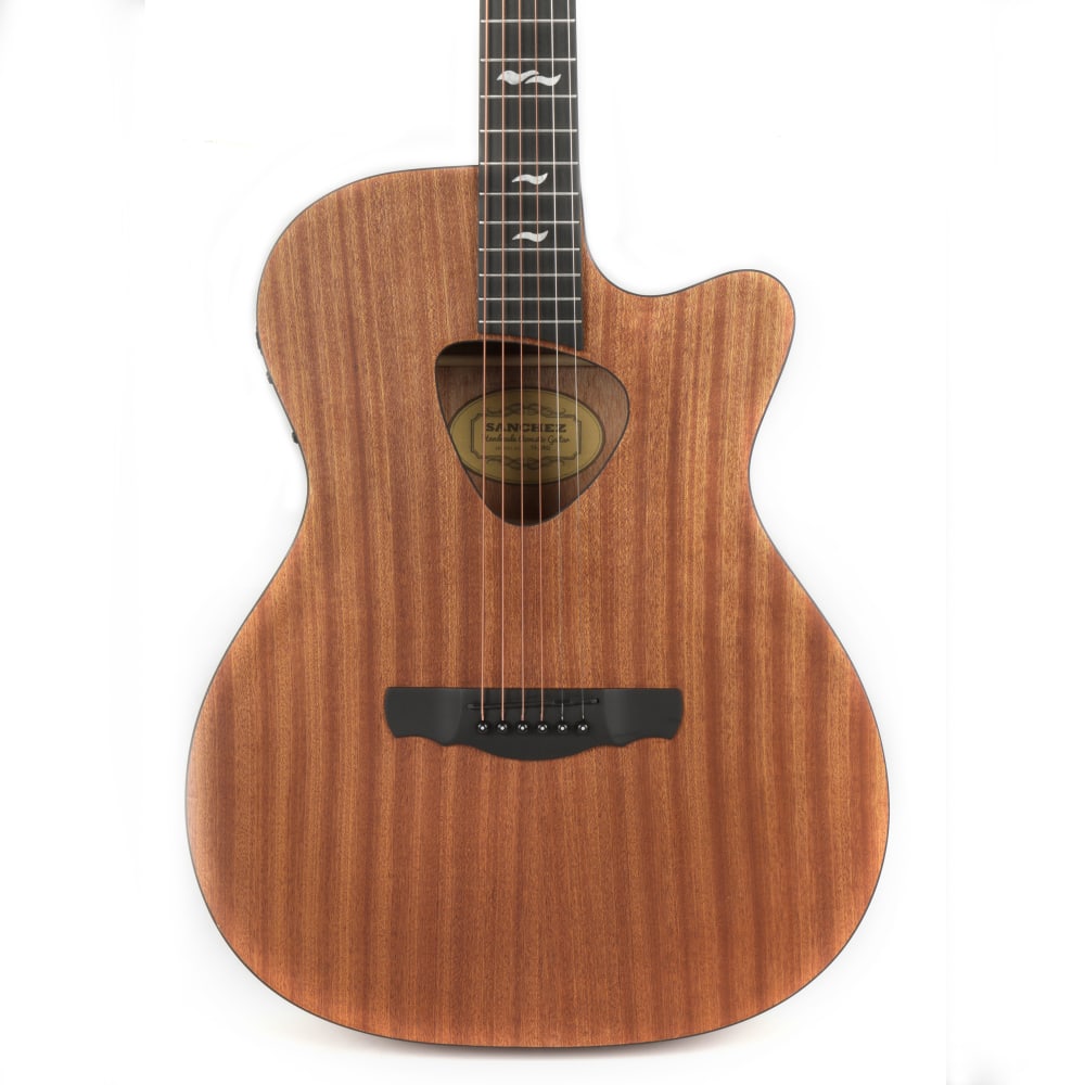 Sanchez 4/4 41in Orchestra Acoustic Guitar Mahogany W/Pickup