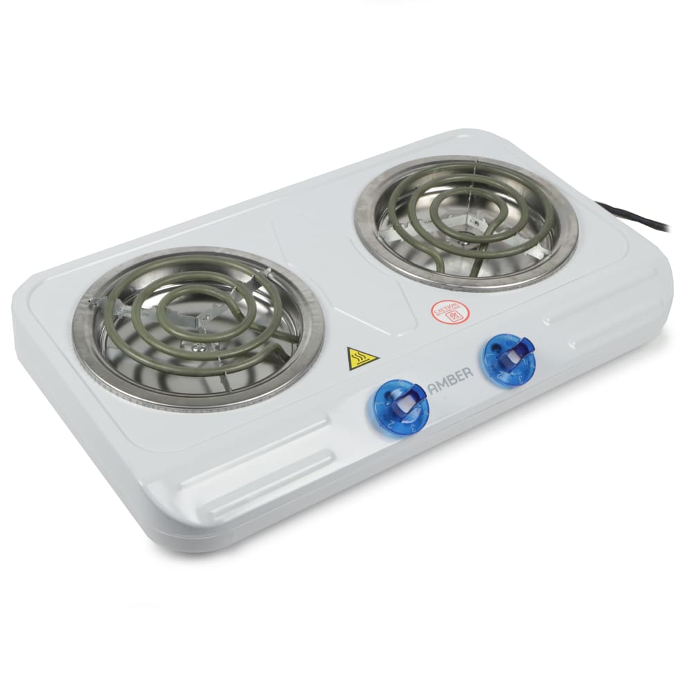 Amber Spiral Double Hot Plate