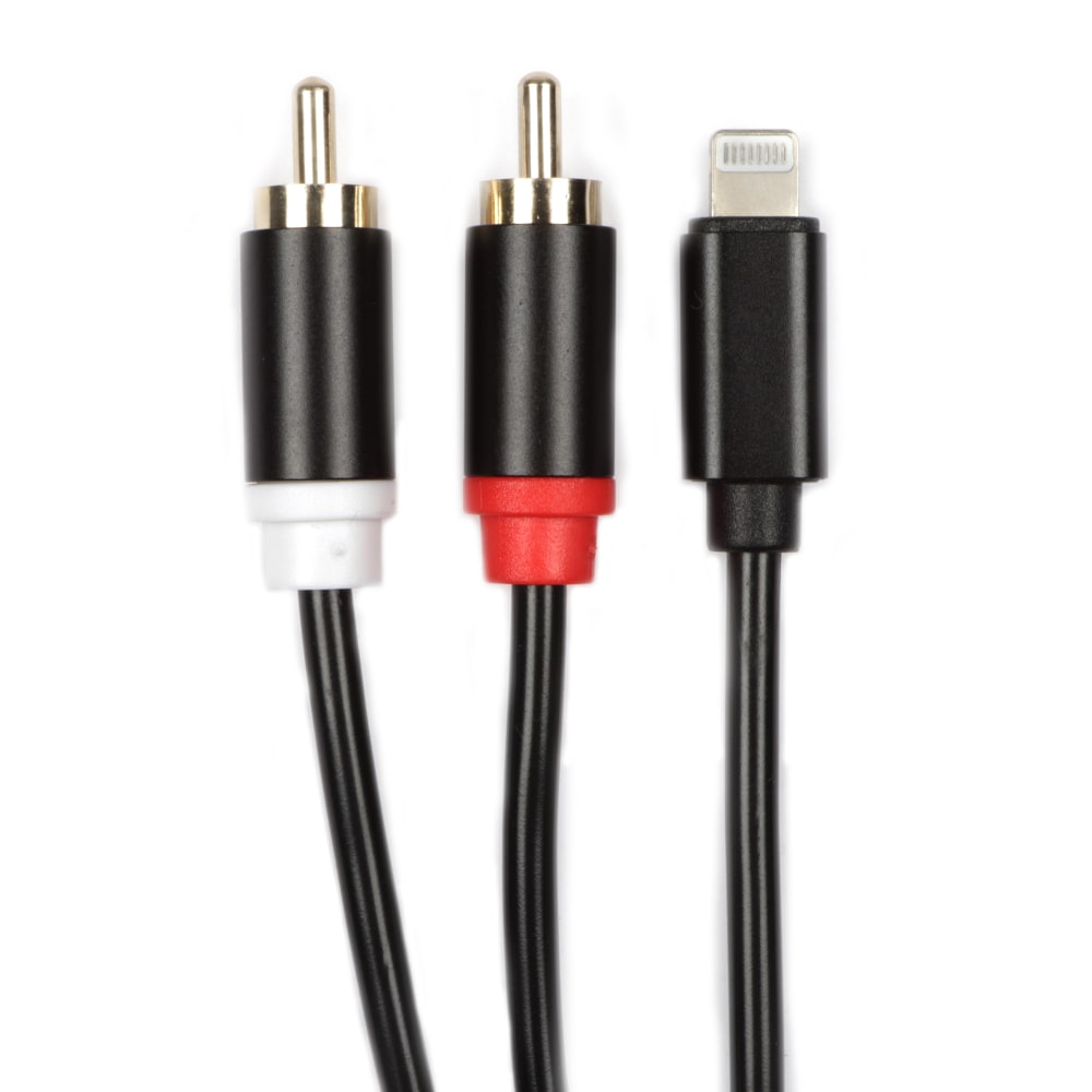 Dixon Lightning to RCA Audio Cable