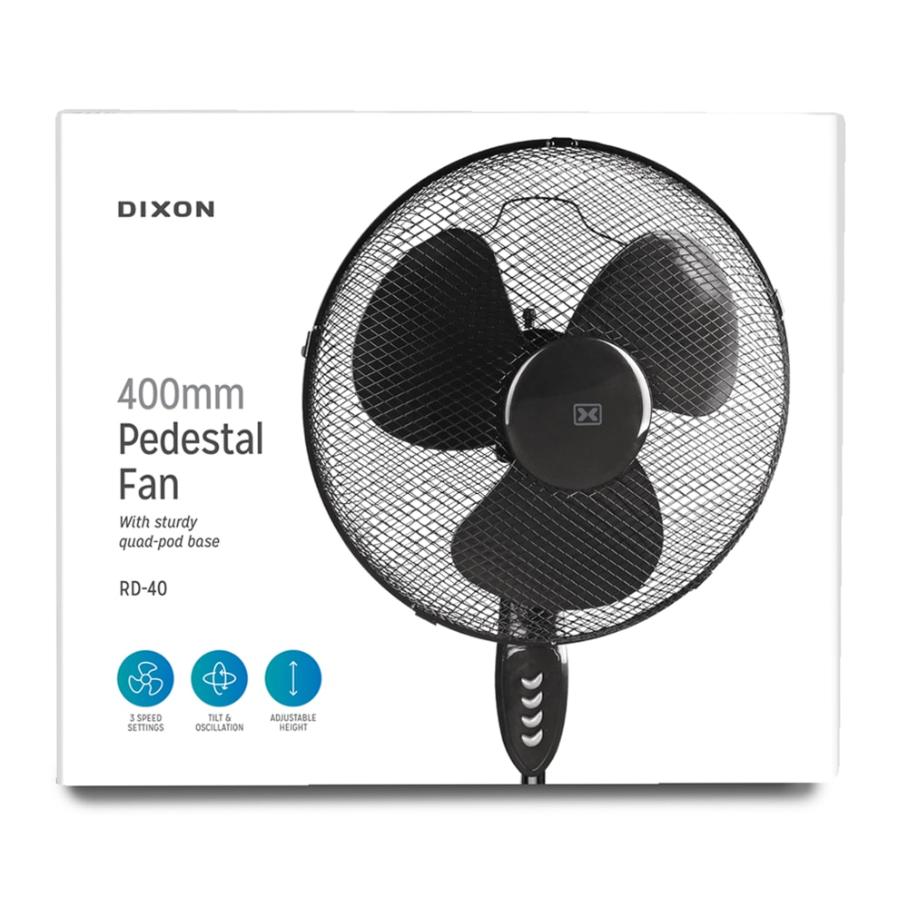 Dixon 16” Oscillating Pedestal Fan