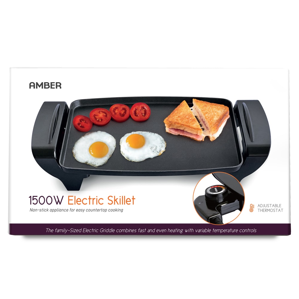 Amber 1500W Electric Skillet