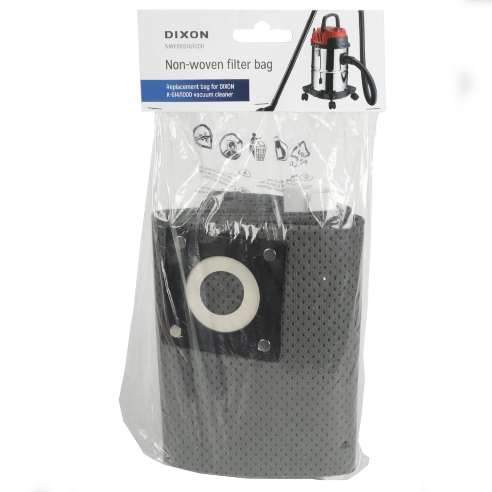 Dixon Non-Woven Filter Bag for Vacuum Cleaner (2-Pack)