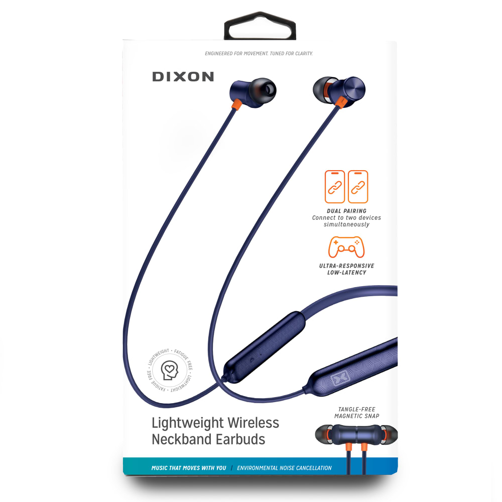 Dixon Wireless Neckband Earbuds