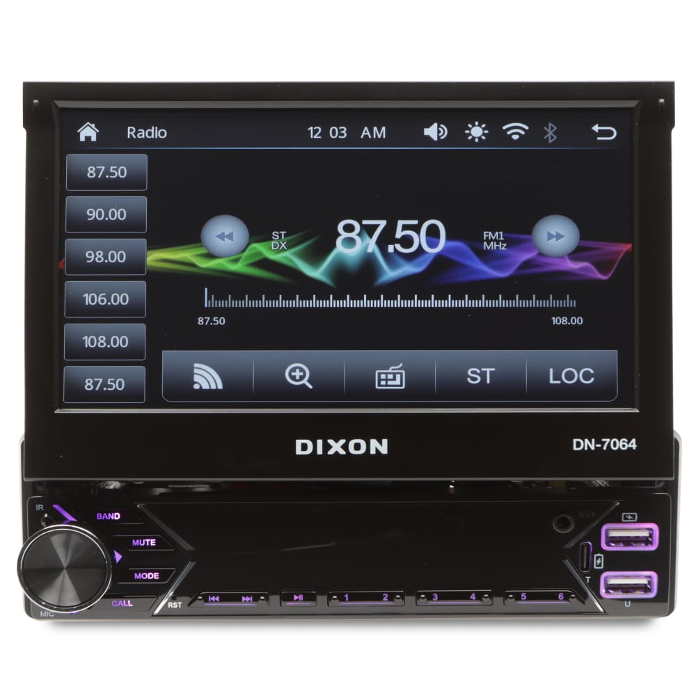 Dixon 7” Touchscreen Multimedia Player