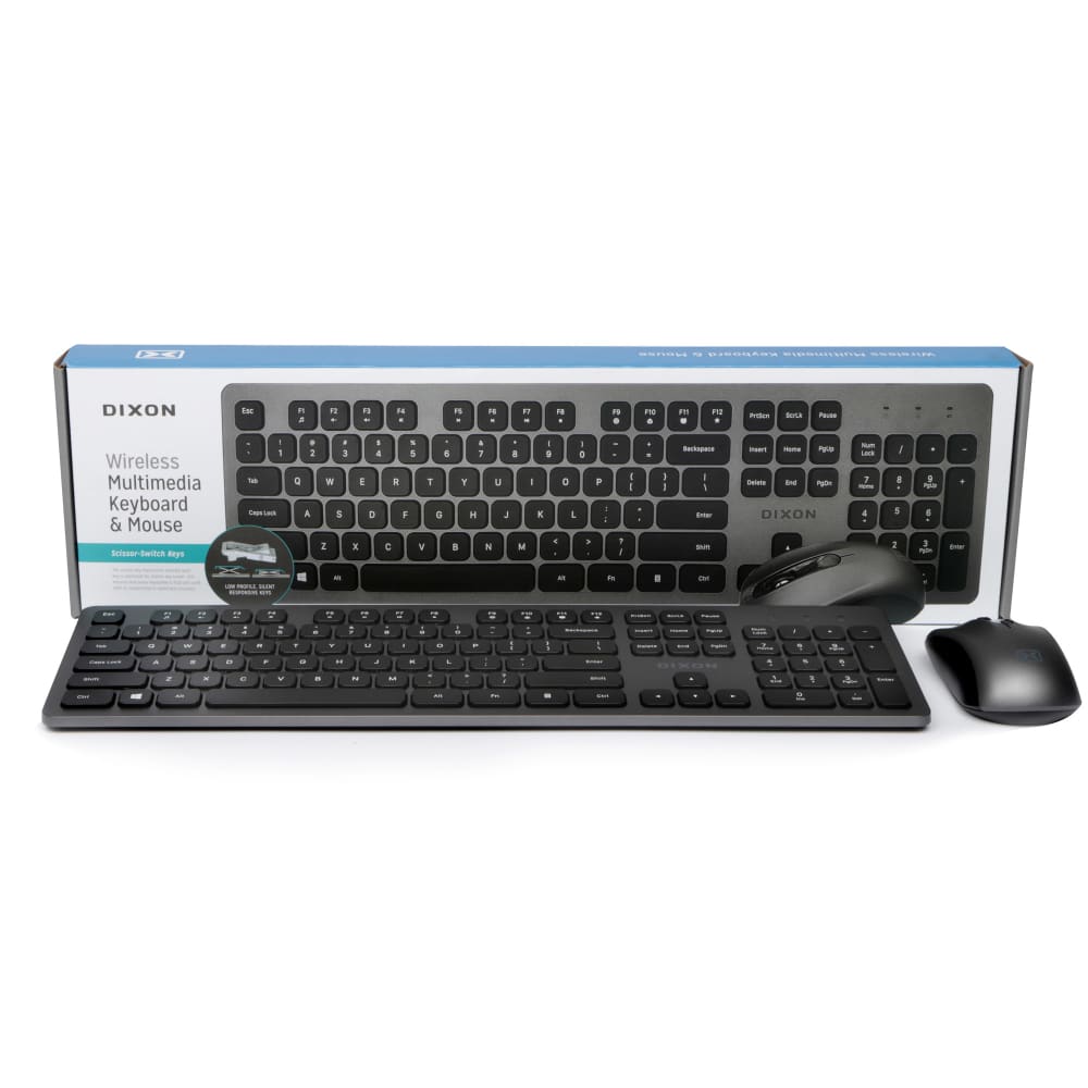 Dixon Wireless Multimedia Keyboard & Mouse 