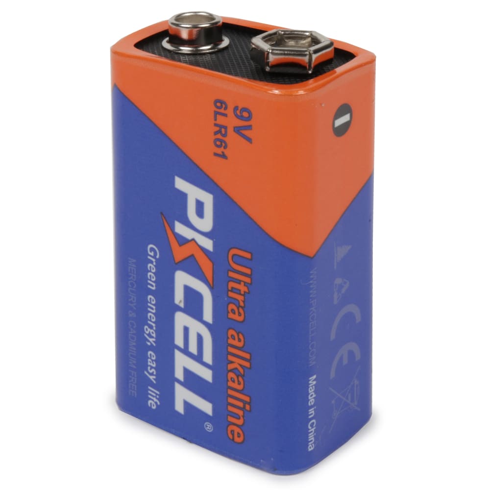 PKCELL Ultra Alkaline 9V Battery