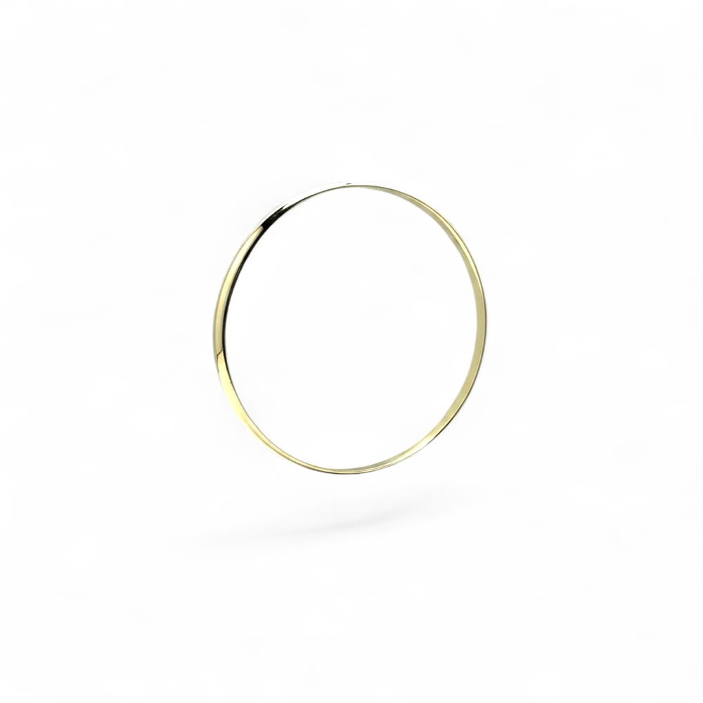 9ct Yellow Gold 3mm Solid Bangle