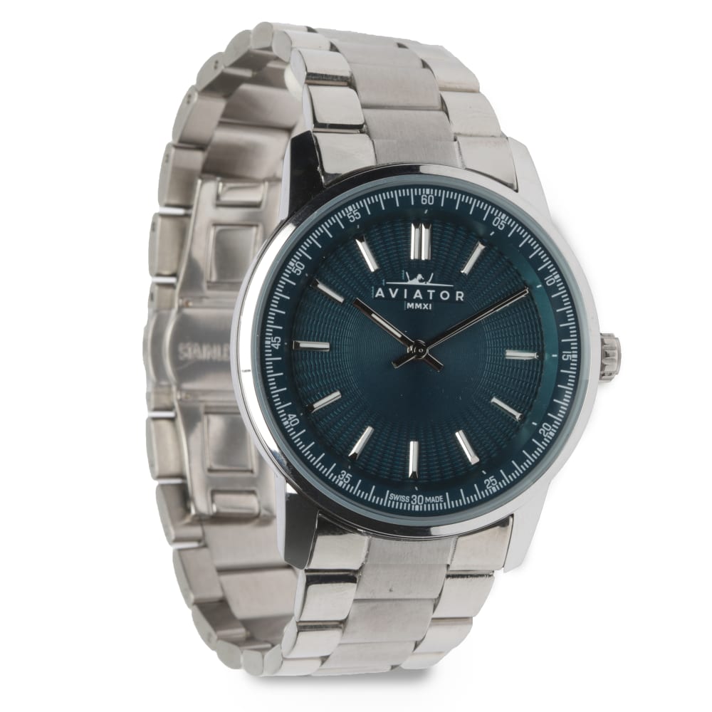 Aviator Two-tone Stainless Steel Watch