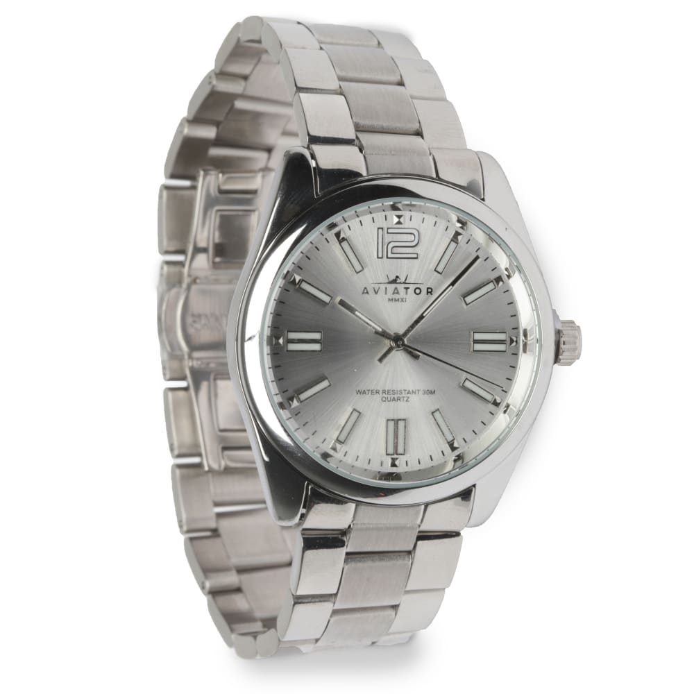 Aviator Two-tone Stainless Steel Watch