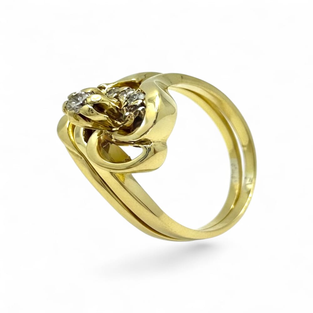 18ct Yellow Gold Diamond Wedding Ring