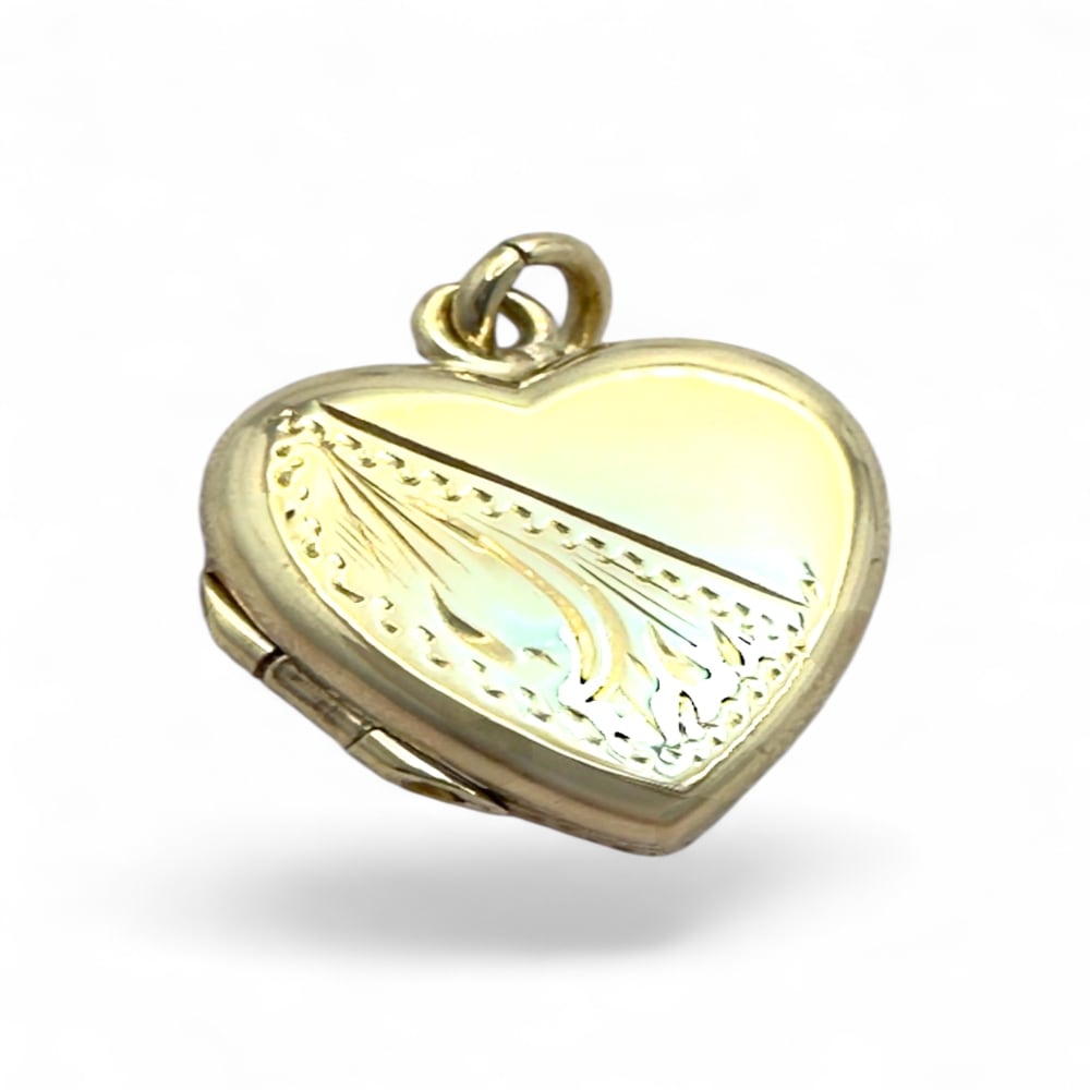 9ct Yellow Gold Heart Locket