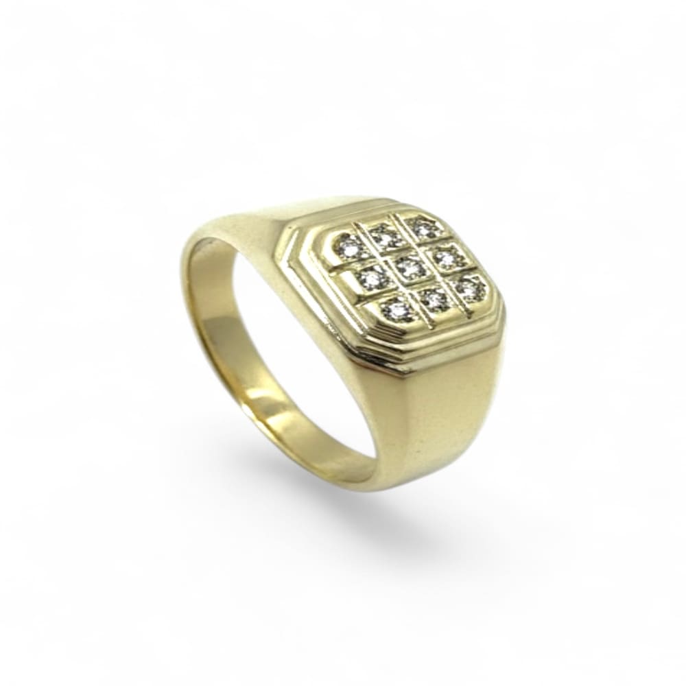 9ct Yellow Gold Signet Ring