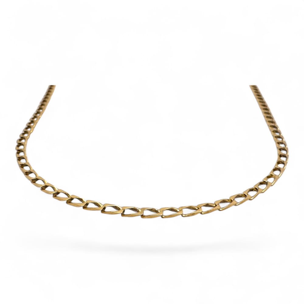 9ct Yellow Gold 2mm Necklace